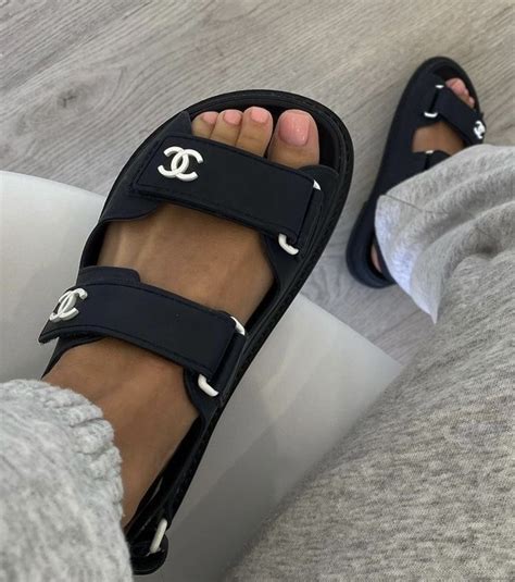 replica chanel thongs|chanel dad sandals beige.